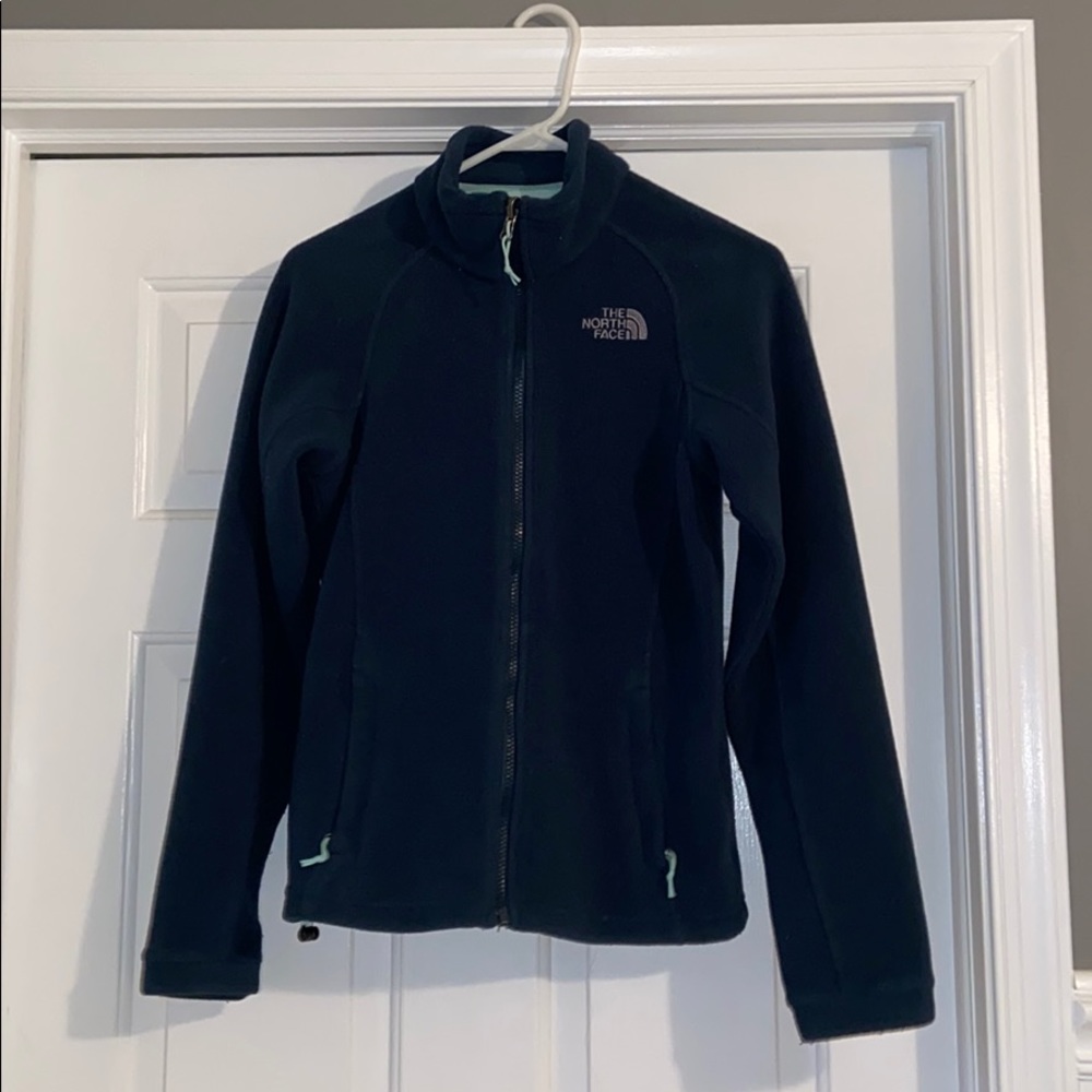 North Face Dark Teal Fleece Jacket